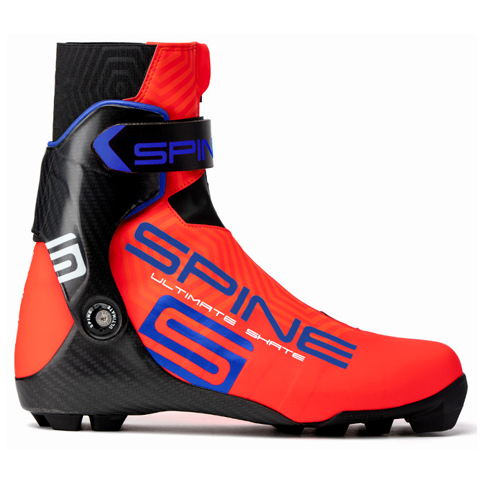 Лыжные ботинки SPINE NNN Ultimate Skate (599/9 SCF (Or/Bl)) (оранжевый/синий)
