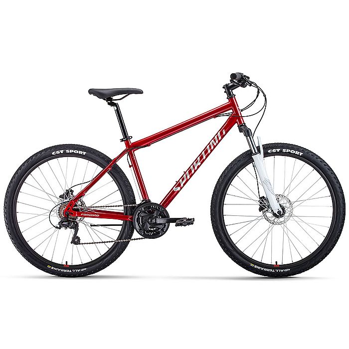 Велосипед FORWARD Sporting 27,5 3.2 HD (красный/серебряный) (2022)
