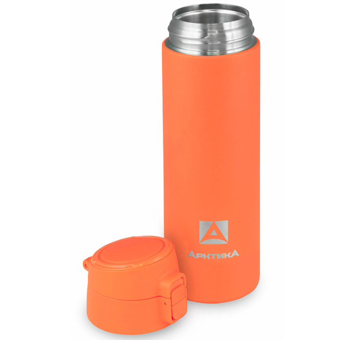 Термокружка Арктика сититерм питьевой, 0,5л текстурная (оранжевый)