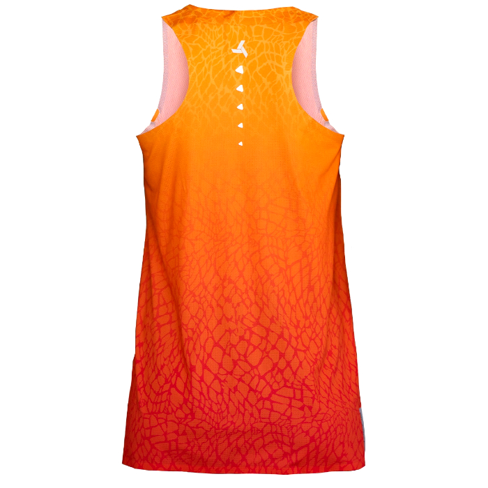 Майка для бега женская SPINE Running (оранжевый)