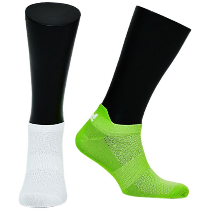 Носки для бега NORDSKI Race (2 пары) (белый/лимонный)