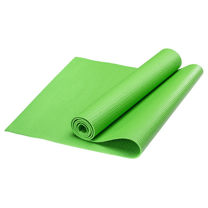 Коврик для йоги SPORTEX (PVC 173x61x1,0 см) (зеленый)
