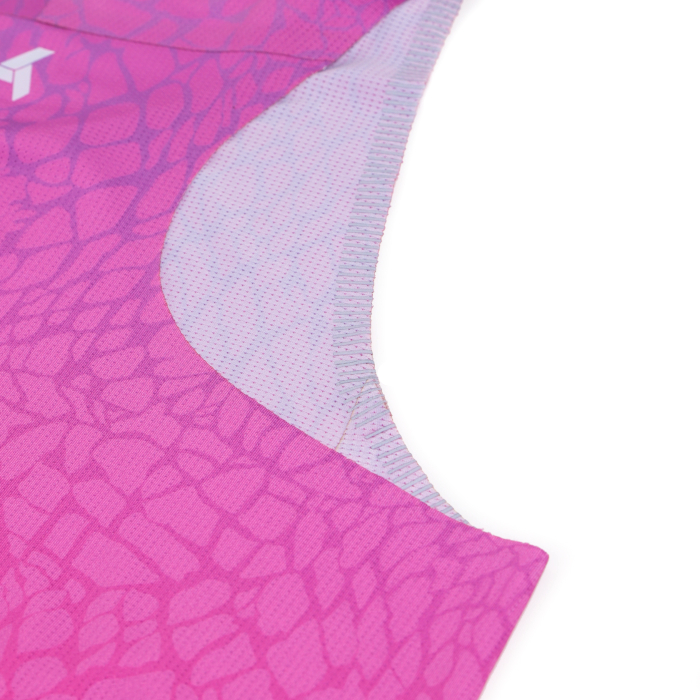Майка для бега женская SPINE Running (розовый/фиолетовый)