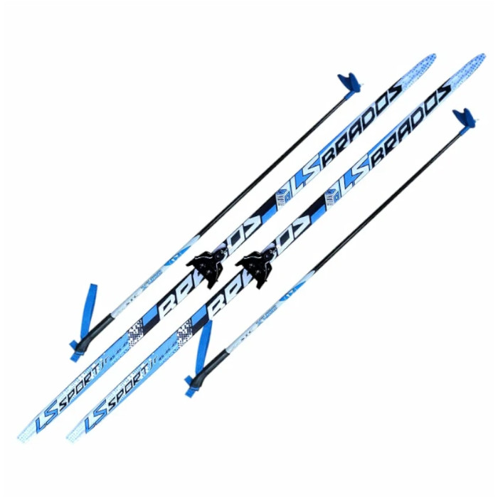 Лыжный комплект STC MIX Step, с креплениями NN75 (мультиколор)