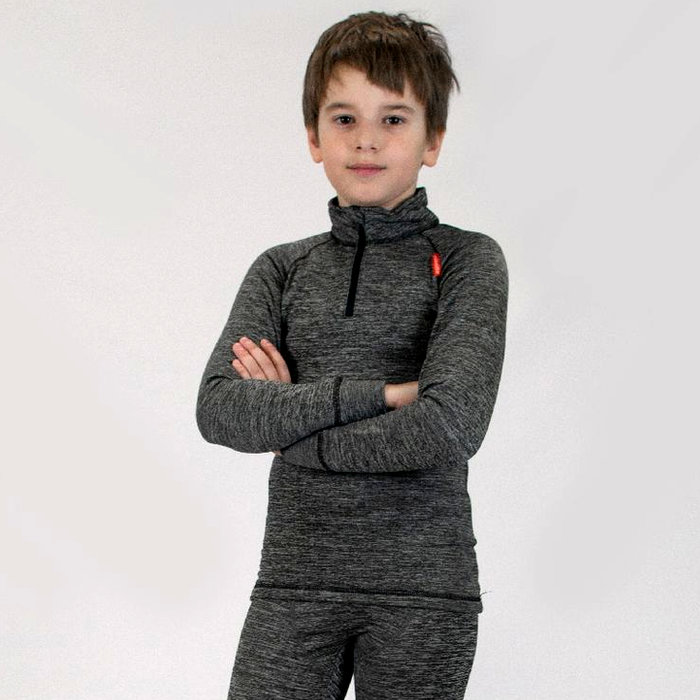 Термобелье детское (верх) NONAME Alaska Jr. (серый)