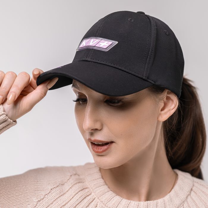 Кепка спортивная KV+ Cap (черный/фиолетовый)