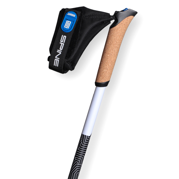 Лыжные палки SPINE Ultimate Carbon Pro (Карбон 100%) (черный/синий)