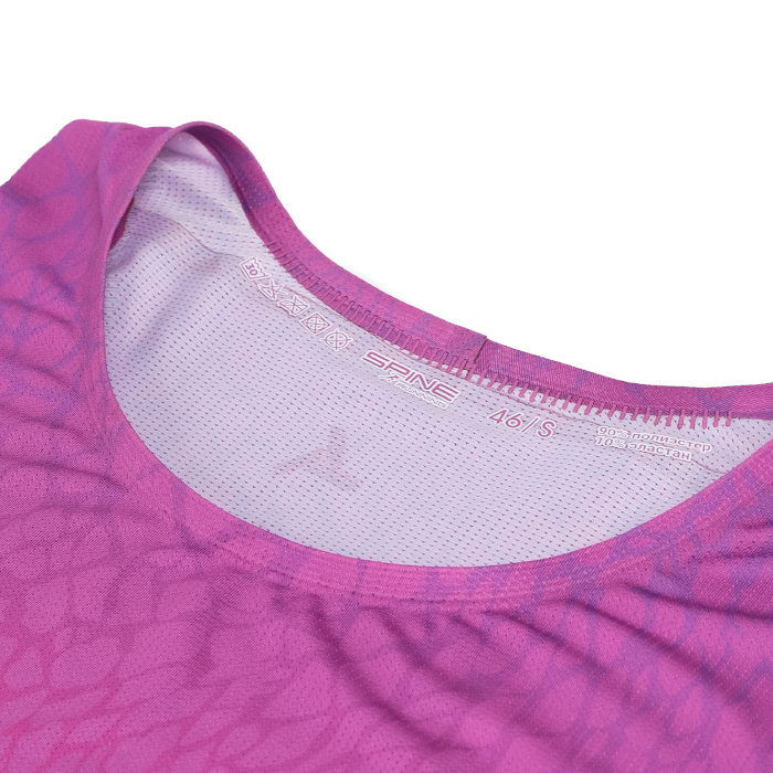 Майка для бега мужская SPINE Running (розовый/фиолетовый)
