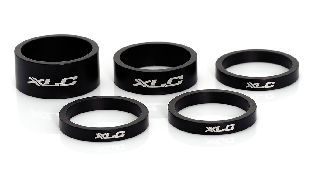 Рулевые XLC A-Head Spacer-Set 3x5, 1x10, 1x15, 1 1/8&quot; dull-black