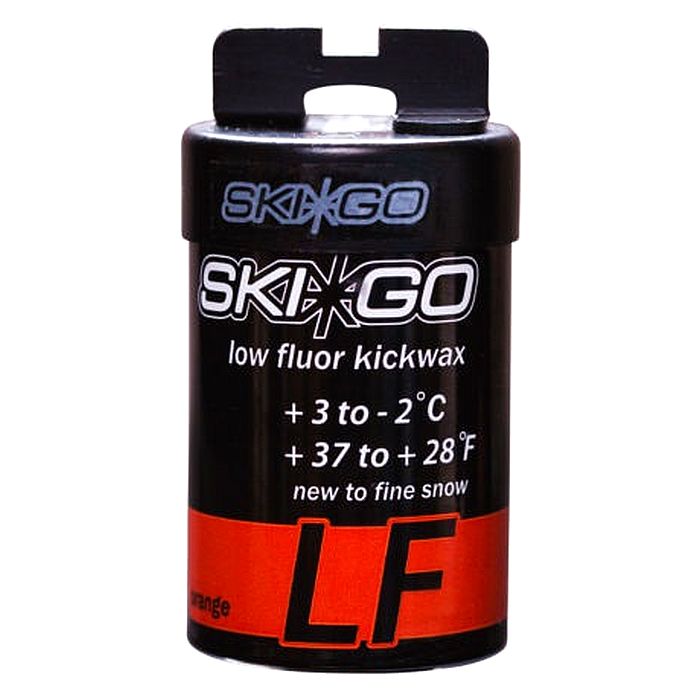 Мазь держания SKIGO LF Kickwax Orange (мокрый, грязный снег) (-2°С +3°С) 45 г.