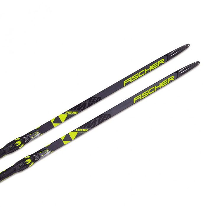 Лыжи беговые FISCHER Speedmax CL Cold Med IFP (черный/желтый)