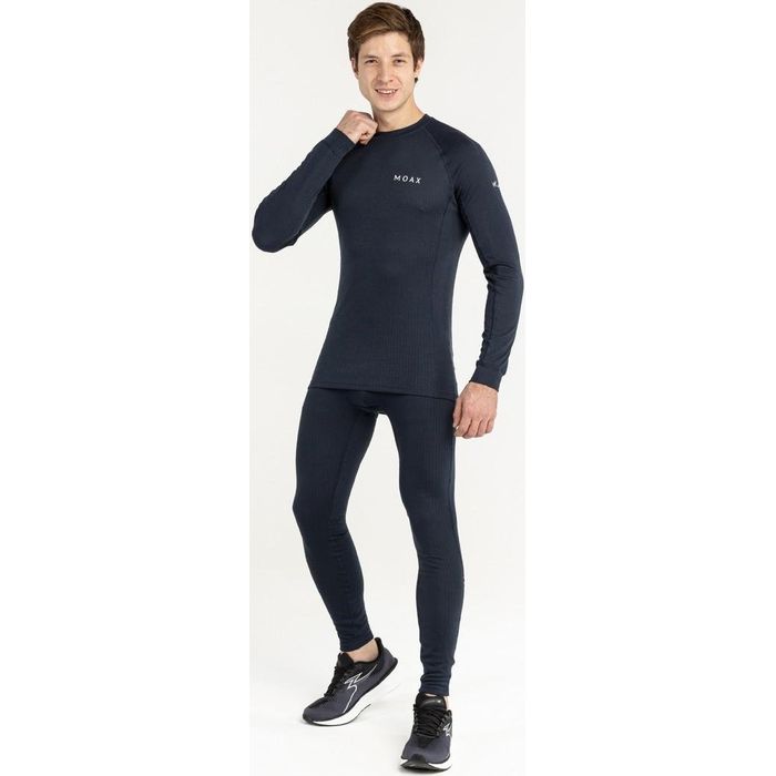 Термобелье мужское (верх) MOAX Race LS (темно-синий)