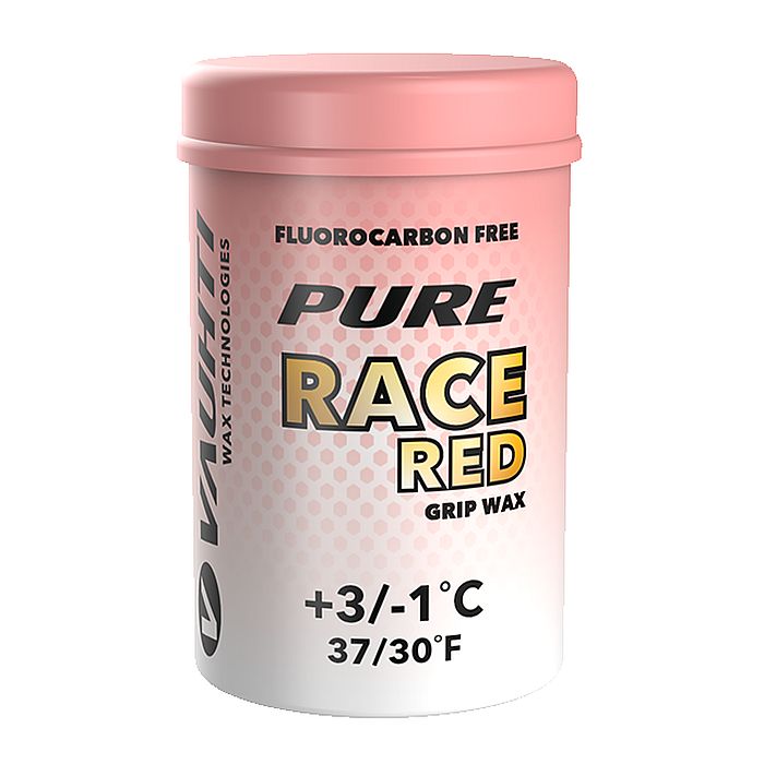 Мазь держания, твердая VAUHTI PURE Race Red (+3°С -1°С) 45 г.