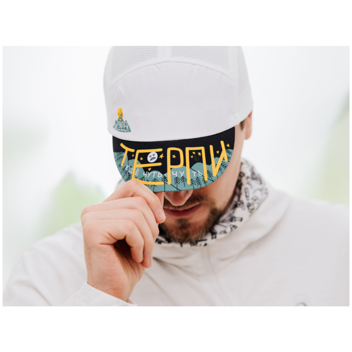 Кепка для бега WONDER TRAIL Легких ног/терпи Trail (белый)