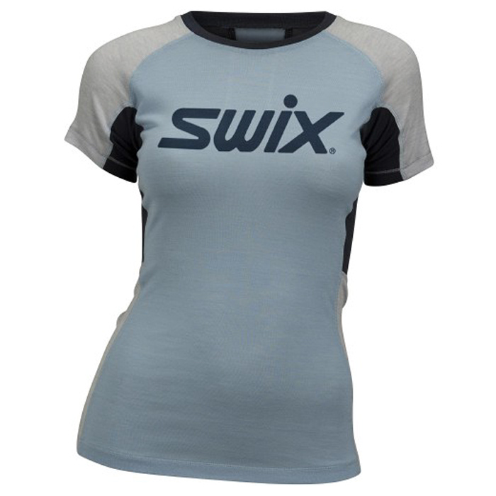 Футболка женская SWIX Motion Tech Wool (голубой)