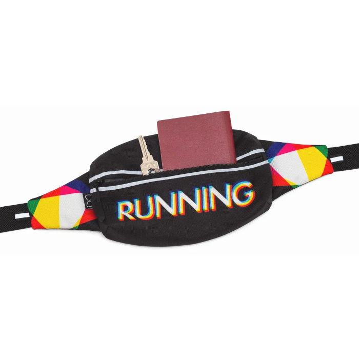 Сумка поясная ENKLEPP Marathon Waist Bag (мультиколор/черный)