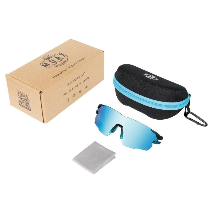 Очки спортивные MOAX Lauf (синий)