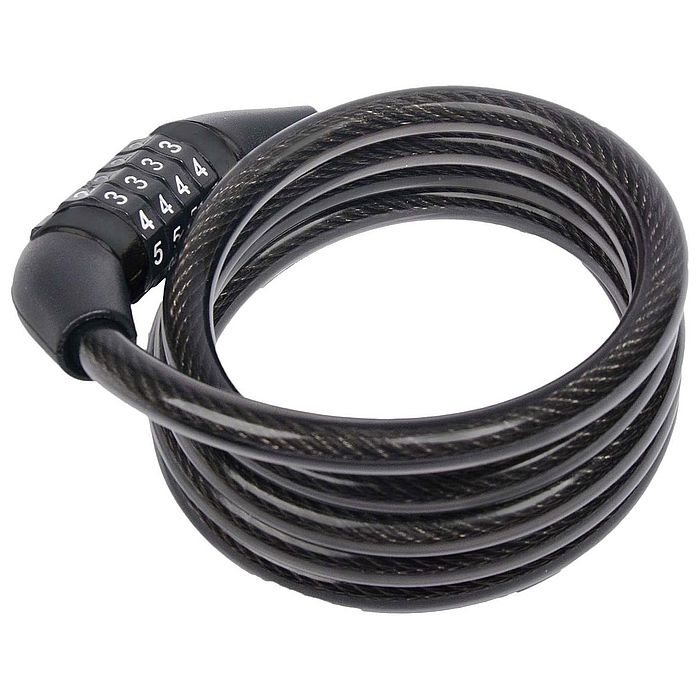Велозамки BBB bicyclelock QuickCode Coil cable 8mm x 1200mm