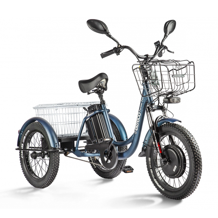 Трицикл ELTRECO Porter Fat 700 (т.синий) (2021)