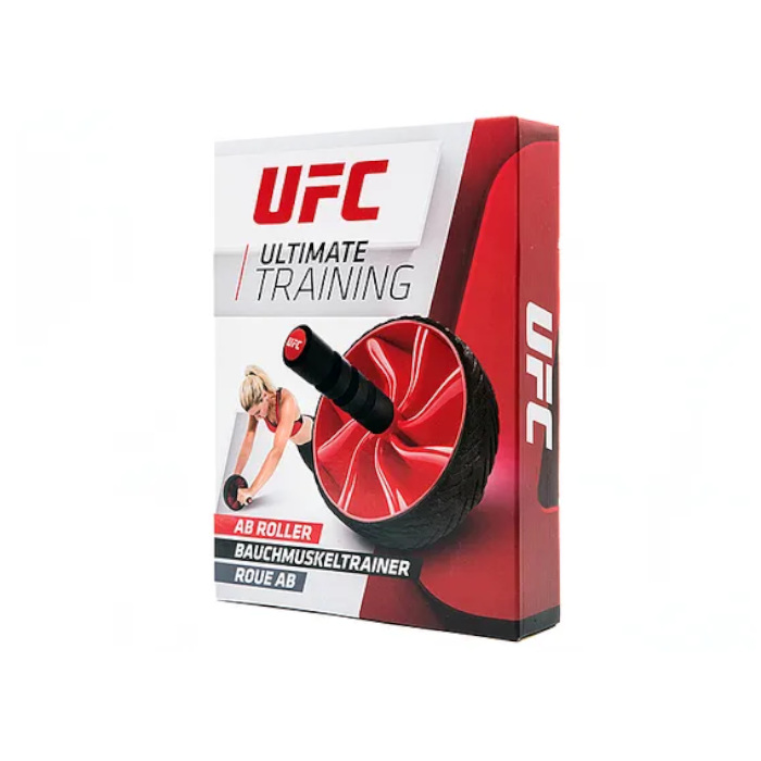 Ролик гимнастический UFC 17D (черный/красный)