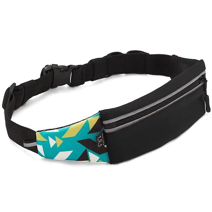 Сумка поясная ENKLEPP Run Belt 365 (бирюзовый/желтый)