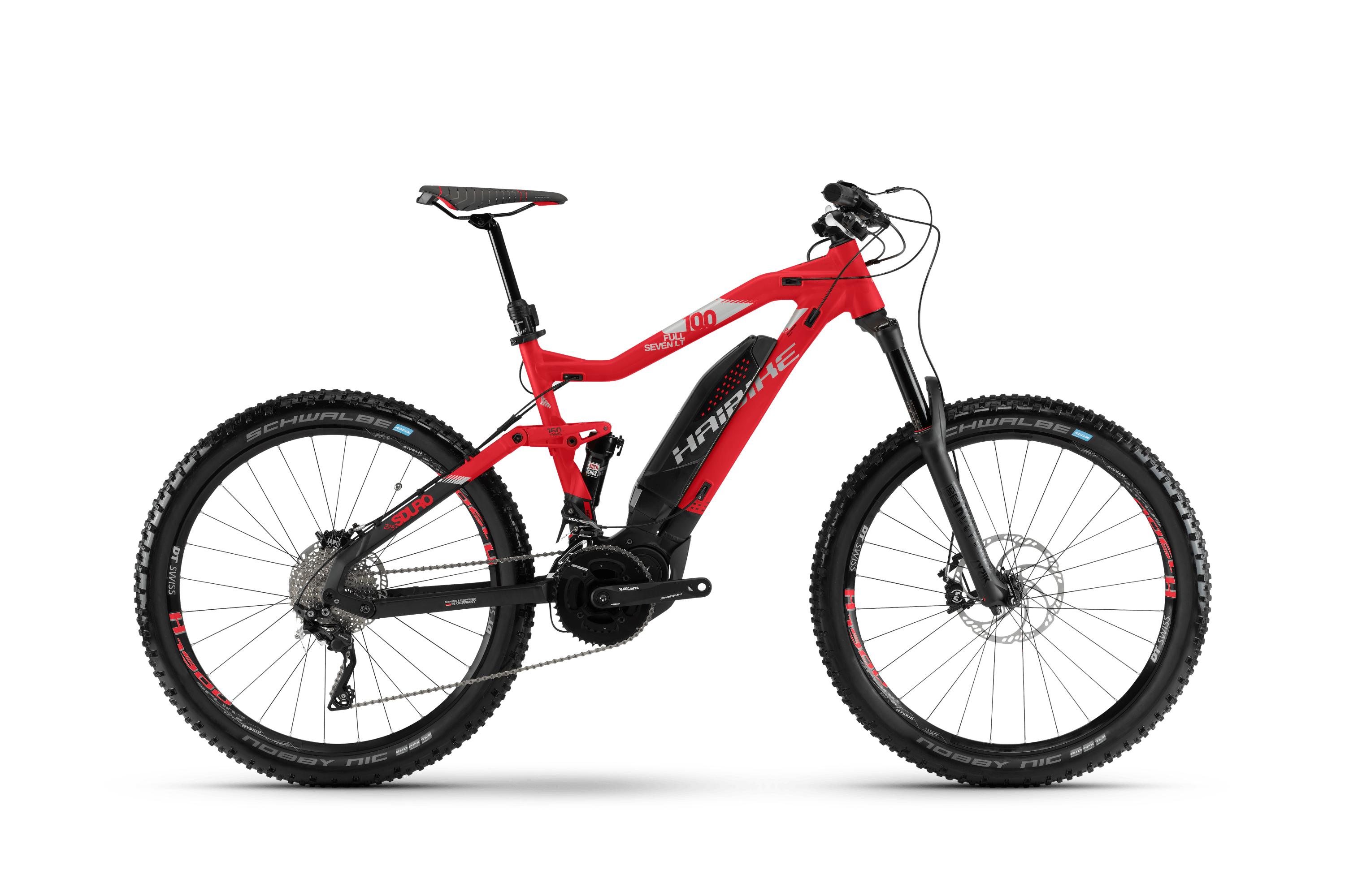 Электровелосипед HAIBIKE Sduro FullSeven LT10.0 400 Wh. (красный) (2018)