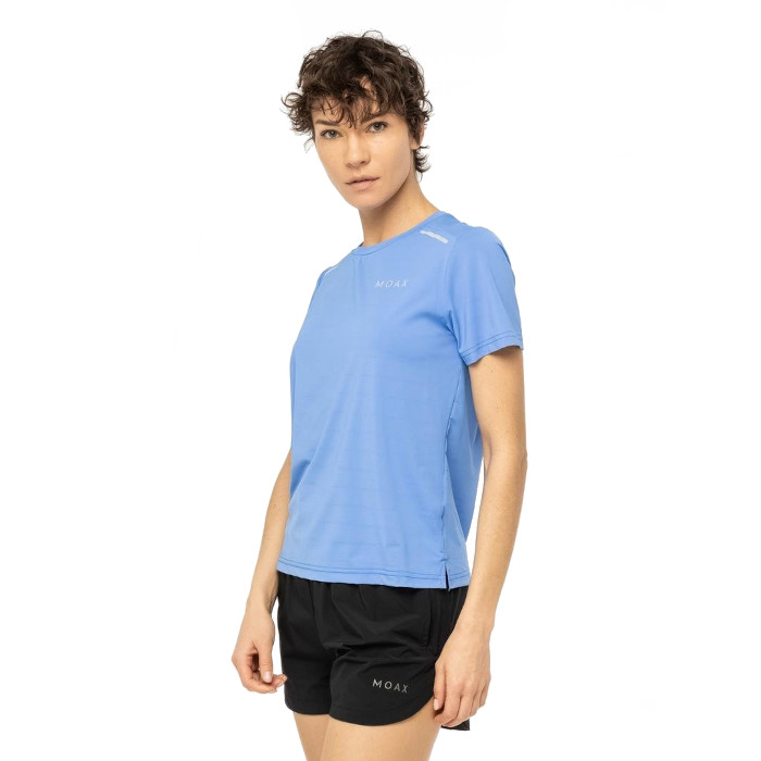 Футболка для бега женская MOAX Active Cool (синий)