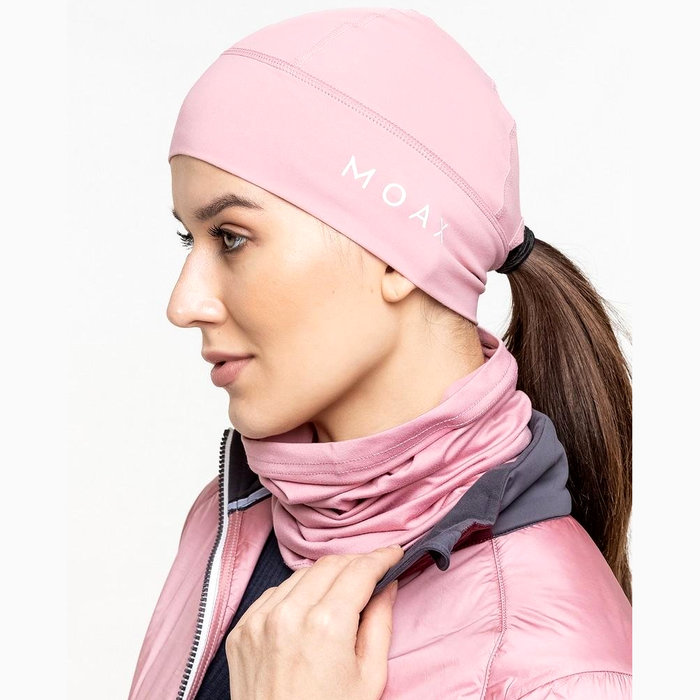 Шапка MOAX Tista Pony Tail с отверстием (розовый)