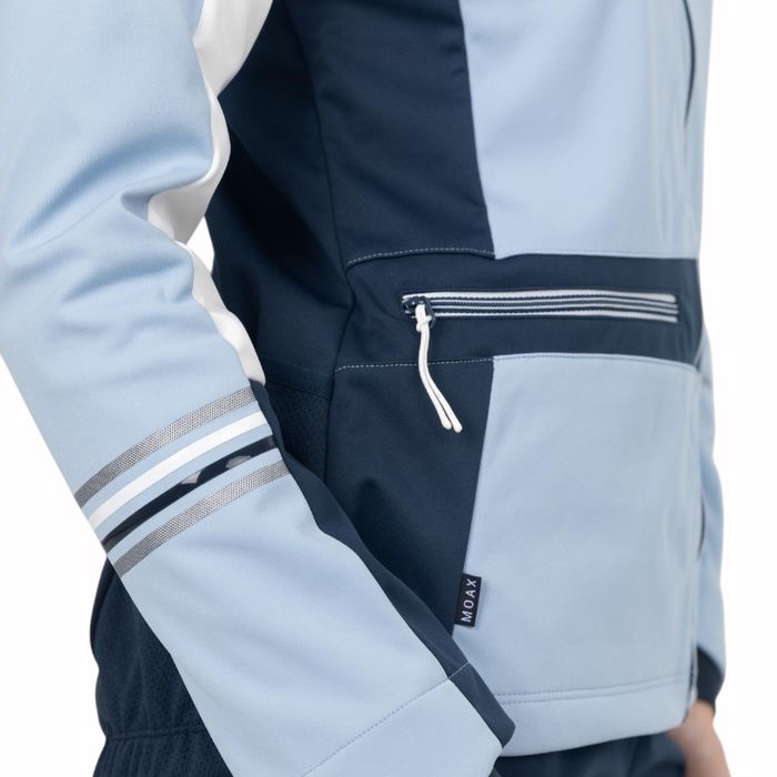 Куртка разминочная женская MOAX Tokke (голубой)