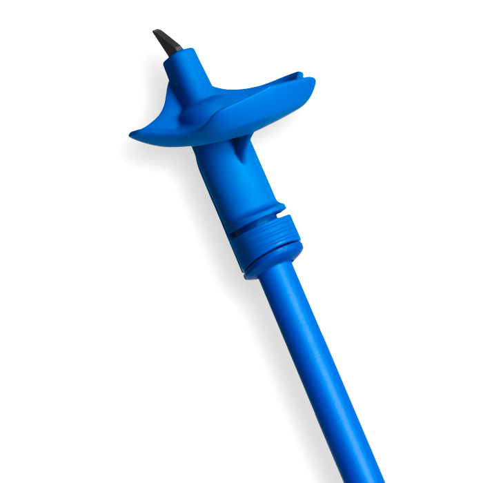 Лыжные палки SPINE Ultimate Carbon Pro (Карбон 100%) (черный/синий)