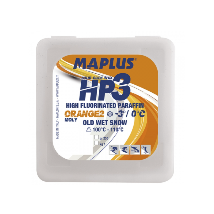 Парафин высокофтористый MAPLUS HP3 Orange 2 Molibdeno (0°С -3°С) 1 kg
