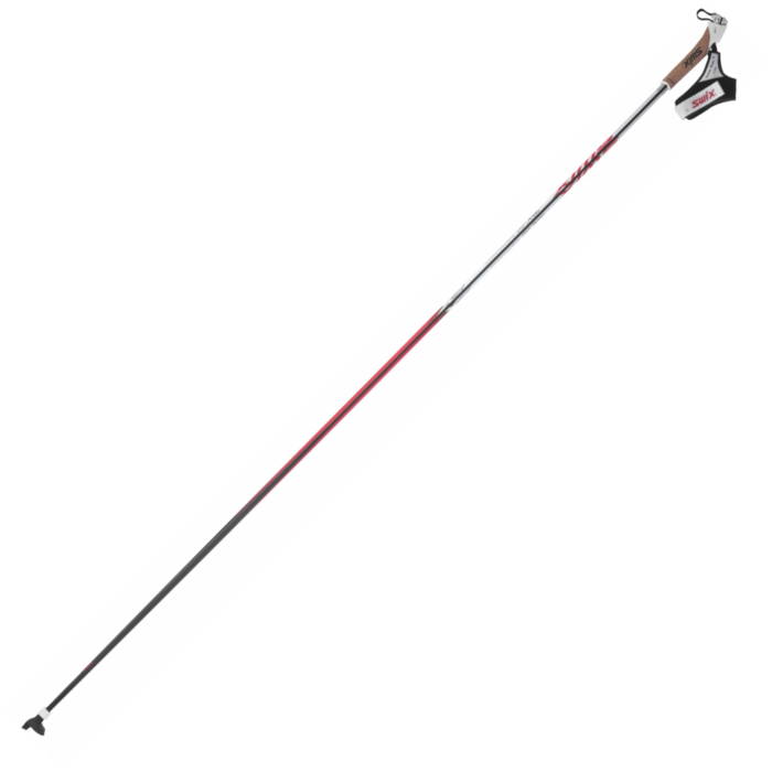 Лыжные палки SWIX (RCT00) Triac 2.0 (Карбон 100%) (черный/красный)