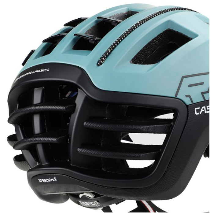 Шлем для велосипеда CASCO SPEEDairo 2 (с визором) (зеленый)
