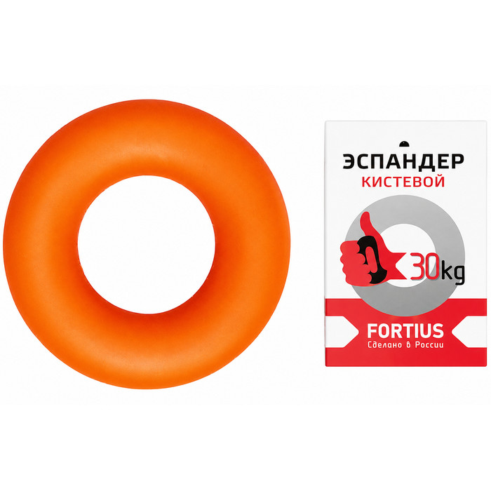 Эспандер кистевой FORTIUS 30 кг (оранжевый)