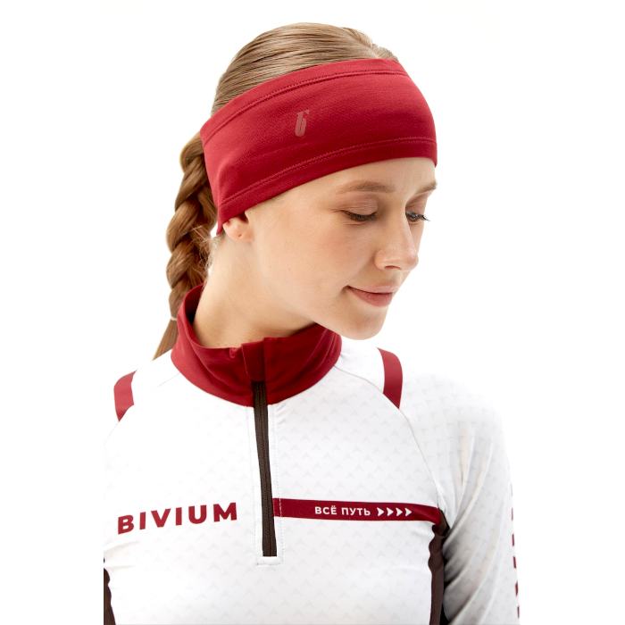 Повязка на голову BIVIUM Баланс 2.0 (бордовый)
