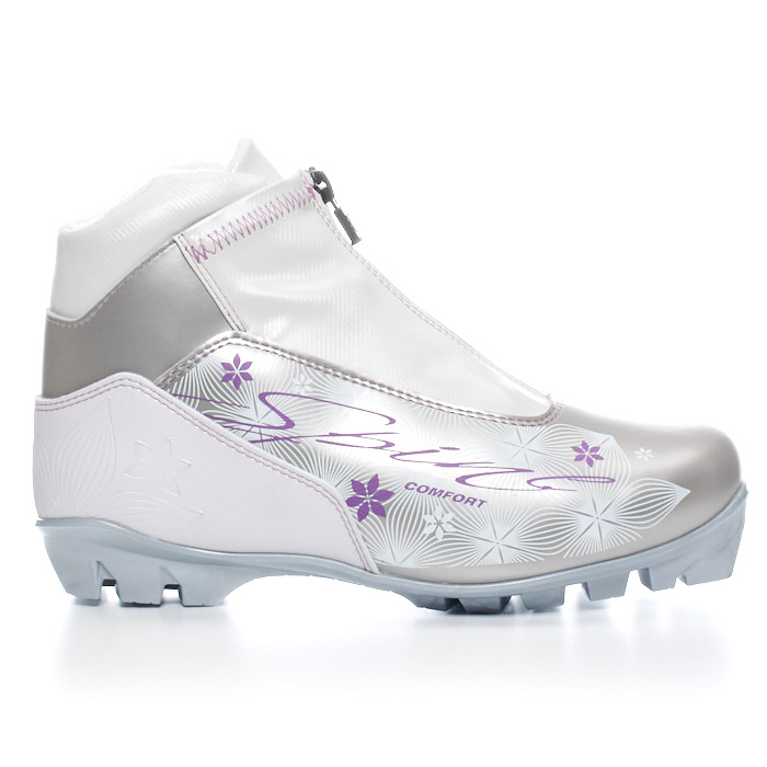 Лыжные ботинки SPINE NNN Comfort (83/4) (бело/сиреневый)