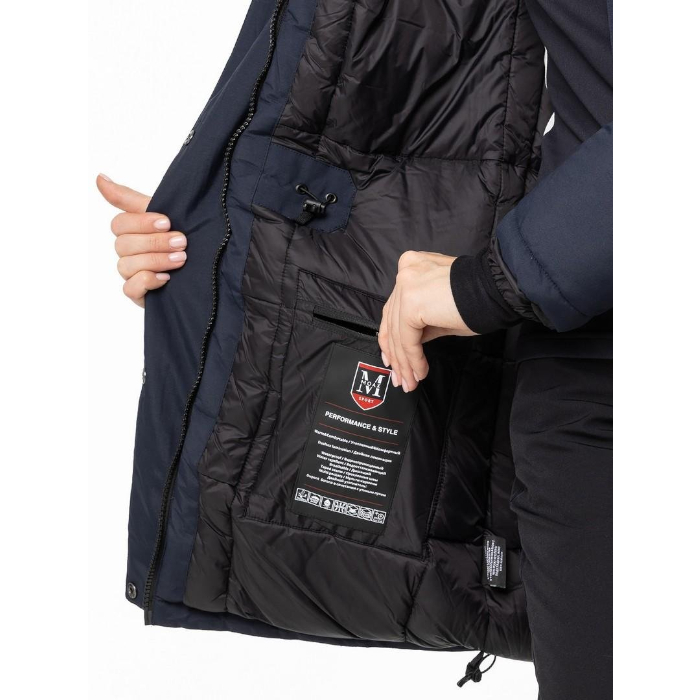 Парка женская MOAX Siberia Dupont (синий)