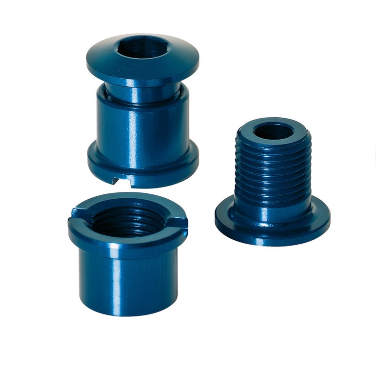 Системы XLC chain ring screw 5 piece set, blue