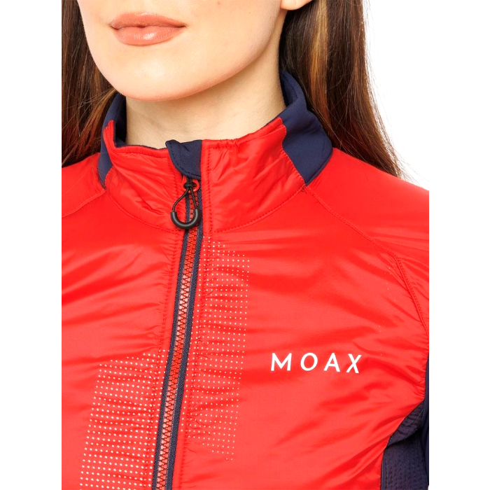 Куртка разминочная женская MOAX Tauri PRO Hybrid (красный)