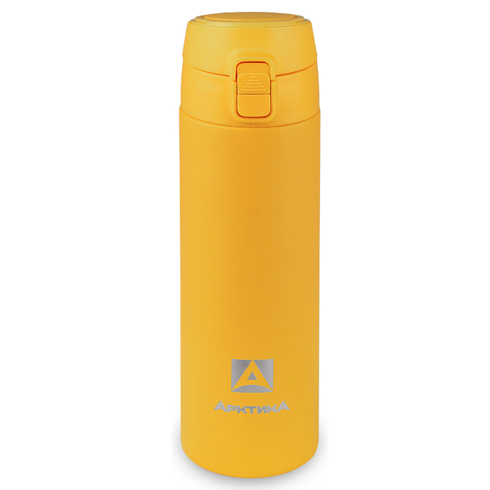 Термокружка Арктика сититерм питьевой, 0,5л текстурная (желтый)