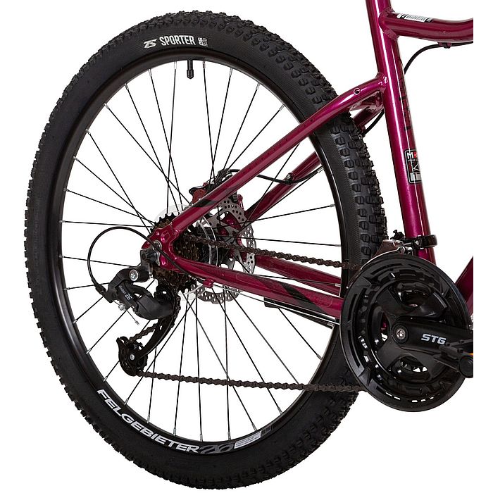 Велосипед STINGER Laguna Evo SE 26&quot;, Al, M-Disk Brake, 21-Speed (красный) (2022)