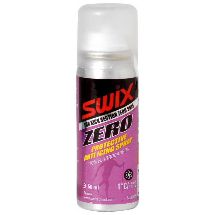 Уход за лыжами SWIX N2C Racing Zero (защитный спрей антиобледенитель) 50 ml.
