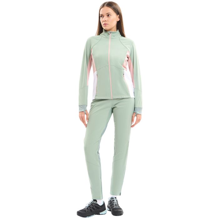 Брюки разминочные женские NORDSKI Pro (зеленый)