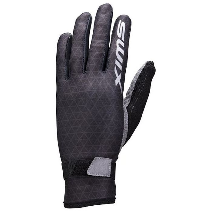 Перчатки лыжные женские SWIX CompetitionX (черный/серый)