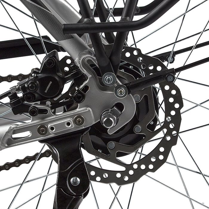 Велосипед STINGER Vancouver Pro 28&quot;, Al, H-Disk Brake, 8-Speed (серебристый) (2021)