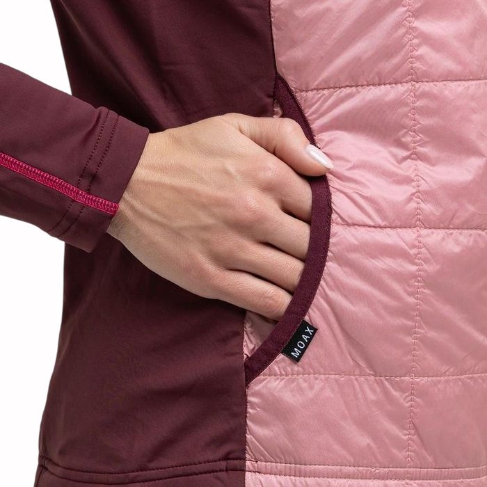 Куртка разминочная женская MOAX Tauri Stretch Fit (розовый)