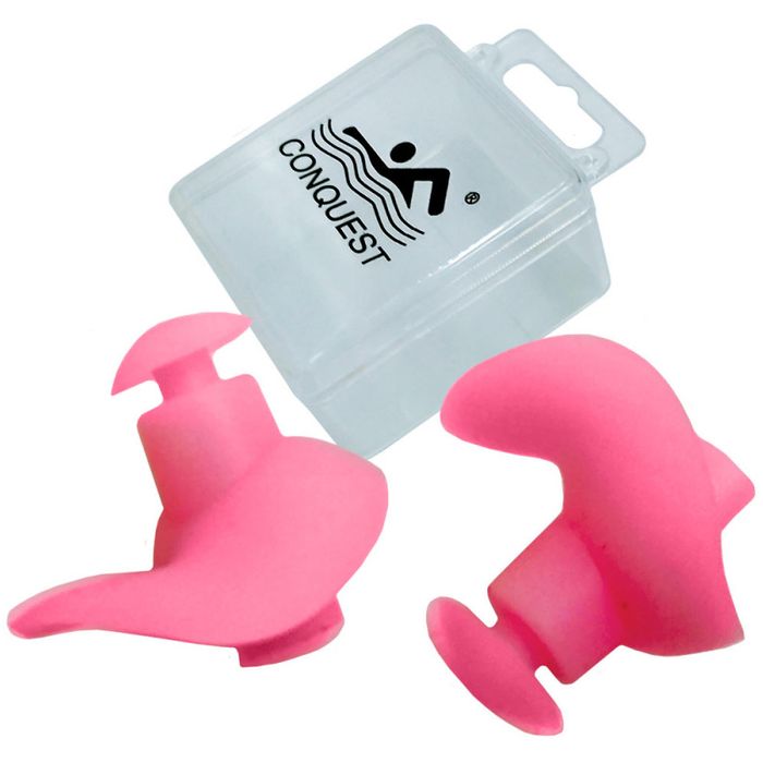 Беруши для плавания SPORTEX силиконовые в боксе (розовый)