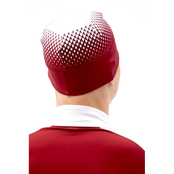 Шапка гоночная BIVIUM Энергия 2.0 (бордовый/белый)