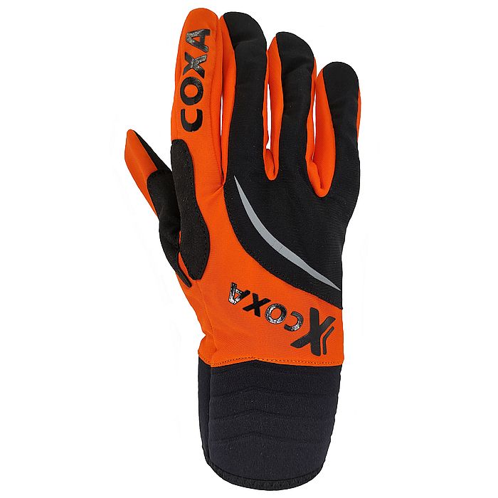 Перчатки лыжные COXA Racing (оранжевый/черный)