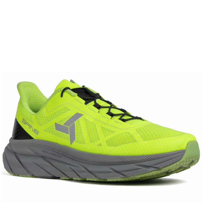 Кроссовки беговые SPINE Titanium (S) (салатовый/серый)